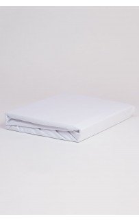 Простыня на резинке NOBLE TRADITIONS JERSEY WHITE GRASS 200х200х40