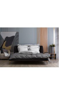 Наволочки с широкой отделкой Alpine Graphite Allure Grass 70х70 (2шт)