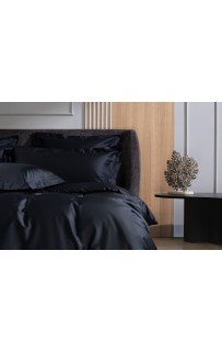 Пододеяльник хлопок "АЛЛЮР" черный оникс 260x240, GERMAN GRASS