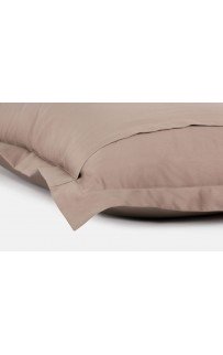 Постельное белье хлопок "АЛЛЮР" молочный шоколад Евро простыня на резинке, GERMAN GRASS