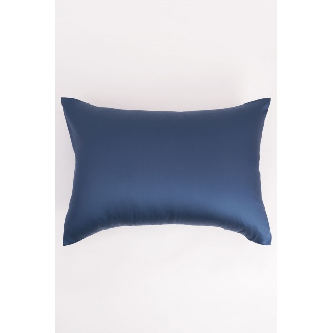 Наволочки тенсель "БРИЛЛИАНТ" синий 50x70 (2шт), GERMAN GRASS