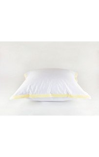 Постельное белье "НОБИЛИС" белый с медовой отделкой Евро 200x220, GERMAN GRASS