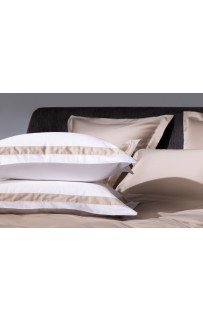 Наволочки с широкой отделкой "АЛЛЮР" альпийский розовый нюд 50x70 (2шт), GERMAN GRASS