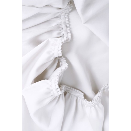 Простыня на резинке "НОБИЛИС" белый 160x200x40, GERMAN GRASS