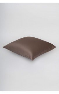 Наволочки тенсель "БРИЛЛИАНТ" коричневый 70x70 (2шт), GERMAN GRASS