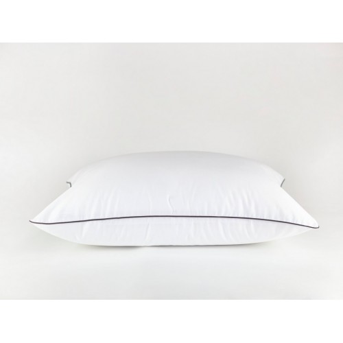 Наволочки "НОБИЛИС" белый с серым кантом 50x70 (2шт), GERMAN GRASS