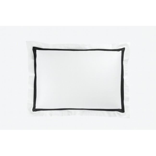 Наволочки с широкой отделкой хлопок "АЛЛЮР" альпийский черный оникс 50x70 (2шт), GERMAN GRASS